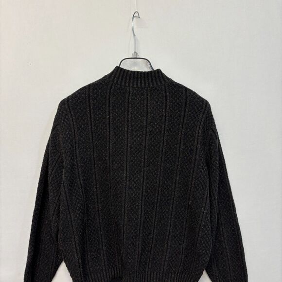 Lenor Romano Men XL X-Large Wool Full Zip Cardigan Sweater Cable Knit C029 -2 - Picture 13 of 16